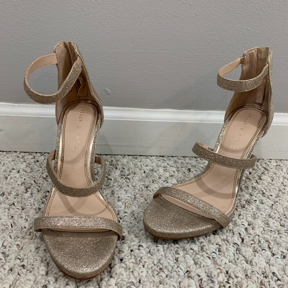 Kelly and Katie sparkly heels